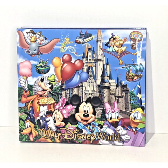 Walt Disney World Photo Ephemera Book 8 x 8" 15 Pages - Picture 1 of 4
